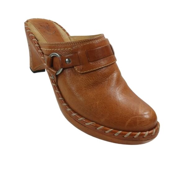 Frye & Co Charlotte Clogs GUC $189 size 7.5M    FS2234 - Picture 2 of 10